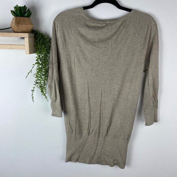 White House Black Market tan sweater size‎ small - Picture 2 of 5